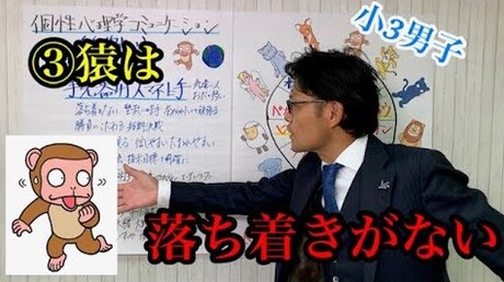 【どうぶつ占い 12動物編】 ③猿(サル)は落ち着きがない マネが上手