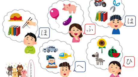 音を聞き分ける力、操作する力/文字を音に変換する力⑥【は行】