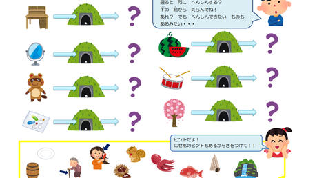 音を聞き分ける力、操作する力① 単語の真ん中の一音を除く(2)