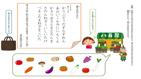 単語をまとまりで流暢に読む力⑯ 文字列から単語を見つける練習