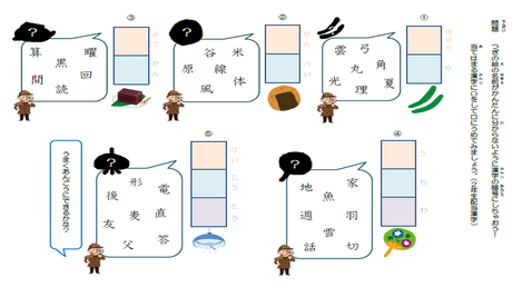 文字を音に変換する力② （2年生配当）