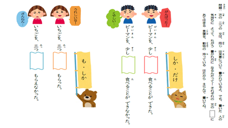 正しい助詞を使用する力⑩ 【しか・だけ・も】