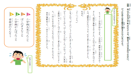 要旨を把握する力② 題名の決定・選択