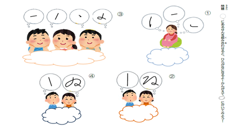 形を正しく書く力⑥ 線の組み合わせによる文字構成【な行】