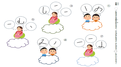 形を正しく書く力⑧ 線の組み合わせによる文字構成【ま行】