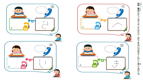 形を正しく書く力㉑ 誤って構成された文字の訂正④