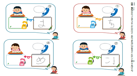 形を正しく書く力㉒ 誤って構成された文字の訂正⑤