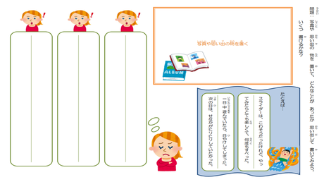 テーマに沿って内容を絞り込む力⑤ 写真や思い出の品から出来事を思い出す