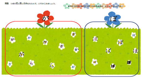 特殊なひらがなが読めない子向けのプリント