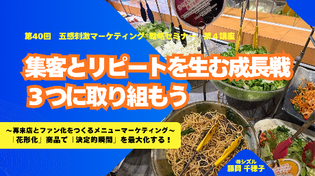 40-4　集客とリピートを生む成長戦 ３つに取り組もう